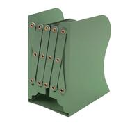 Sujetalibros de metal, resistente, organizador de escritorio antideslizante, soporte de escritorio para biblioteca, hogar, estantería, guardería, lugar de trabajo, escuela, mesita de noche, documentos