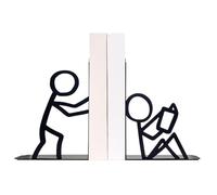 Sujetalibros Decorativos,Resistente Compacto - Antideslizante Sujetalibros para Estantes para Hogar,para Estanterías Mesas De Centro Biblioteca Soporte De TV Dormitorio Sala De Estar Despacho