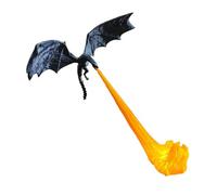 Sujetalibros Estatua De Dragón - 24,5x18 Cm Alas Impresas En 3D, Decoración Fantástica, Ornamento De Mesa | Biblioteca Para El Hogar, Área De Lectura, Escritorio, Estantería, Decoración De Gabinete