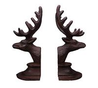 Sujetalibros nórdicos de hierro forjado, decoración cabeza ciervo, interior, oficina, estudio, sujetalibros antideslizante, estantería escritorio moda