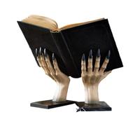 Sujetalibros para bibliotecas | Soporte libros Halloween para lectura | Porta libros manos de resina para escuela, juventud, biblioteca, sala de estar, mesita de noche estudiante
