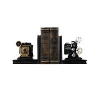 Sujetalibros para estantes Sujetalibros Vintage, sujetalibros, Adorno for proyector de películas, Tapones for Libros for Amantes la música