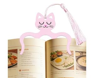 Sujetapáginas para lectura - Simpático animal de metal portátil, clip portapaginas para abrir libros | para partituras musicales, Biblia, recetario, cuaderno, agenda para adultos y niños, lectores