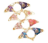 Sujetapáginas para Libros al Leer,4 Piezas Accesorios Libreros Marcapáginas Flor de Resina - Marcapáginas de Pulgar Hecho a Mano,para Maestros Amigos Lectores Bibliotecarios Agradecimiento Cumpleaños