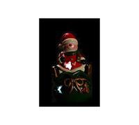 Sujeto luminoso - Muñeco de nieve - Decoración de fiesta - Verde, Rojo, Blanco - H11*L6,5CM - IP20/3V
