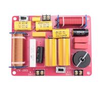 Sujurio 1 unidad de 2 vías divisor de altavoces de audio HiFi High Fidelity Crossover Filter 500W