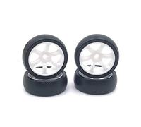 Sujurio 4 Uds Rueda de NeumáTico de Deriva de PláStico Duro para 284131 K969 K989 P929 Mini-Z Mini-Q Mini-D 1/28 Piezas de Mejora de Coche RC