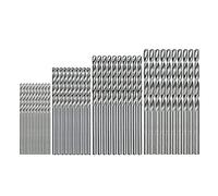 Sujurio 40 Piezas de 0,5 Mm-2,0 Mm de VáStago Recto Mini Juego de Brocas PequeñIto Mini Brocas PequeñAs Taladro Helicoidal HSS de para Dil