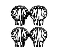 Sujurio 4PCS Protector de Canalones Tubos de Bajada Filtro Colador PrevencióN de Restos de Hojas Ramas el del Techo Obstruye las TuberíAs