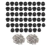 Sujurio 52 Piezas de Pies de Goma para Tabla de Cortar (0,31X0,59 Pulgadas) Pies de Tabla de Cortar de Goma AntiarañAzos para Sillas Muebles