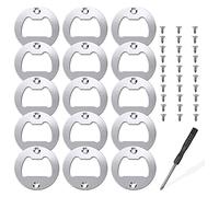 Sujurio Inserciones de Abridor de de Acero Inoxidable, Kit de Piezas de InsercióN de Metal para Moldes de FundicióN de Resina de Abridor de, para Bricolaje