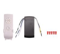 Sujurio Kit de Control Remoto de LáMpara de Ventilador de Techo Universal AC 220V Interruptor de Ajuste de SincronizacióN Receptor Transmisor de Velocidad del Viento