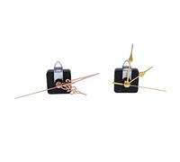 Sujurio Kit de Mecanismo de Movimiento de Reloj de Pared DIY de Cuarzo Sin Tictac de 2 Piezas con 5 Piezas de ReparacióN Diferentes de Repuesto