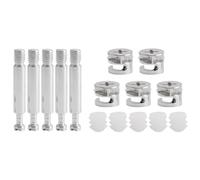 Sujurio Levas con clavija de montaje de Muebles y tuerca preinserta (juego de 5)