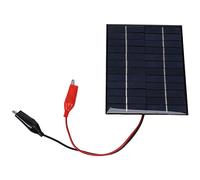 Sujurio Panel Solar a Prueba de Agua 5W 12V para Exteriores DIY Cargador de CéLulas Solares Paneles de Epoxi de Polisilicio 136X110MM para Herramienta de BateríA de 9-12V