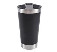 Sujurio Tazas de Cerveza FríA con Tapa Abridor de, Aislamiento de Acero Inoxidable, Tazas de Café y Agua para Té, Vasos con Aislamiento TéRmico