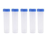 Sujurio Tubo de CentríFuga Transparente de PláStico de 5 Piezas de 50 Ml con Escala Tubo de Ensayo de PláStico Independiente con TapóN de Rosca