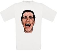sukanosi American P~s~y~c~h~o Patrick Bateman York Cult Movie T-Shirt White Mens