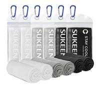 Sukeen Juego de 6 Toallas de Enfriamiento - Microfibra para Gimnasio, Hielo, Refrigeración de Cuello, Mano Refrescante y Deporte