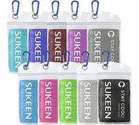 Sukeen Toalla de enfriamiento (40 x 12 Pulgadas), Toalla de Hielo, Toalla Suave y Transpirable, Toalla de Microfibra para Yoga, Deportes, Correr, Gimnasio, Entrenamiento, Camping, Fitness,