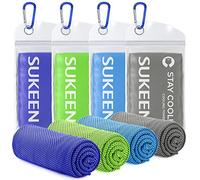 Sukeen Toalla de enfriamiento (40 x 12 Pulgadas) Toalla de Microfibra para Yoga para Hombres o Mujeres Toallas frías para Yoga, Gimnasio, Viajes, Camping, Golf