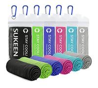 Sukeen Toalla de enfriamiento (40 x 12 Pulgadas), Toalla fría para Cuello y Cabeza, Toalla Suave y Transpirable para Yoga, Golf, Gimnasio, Camping, Correr, Entrenamiento y más Actividades