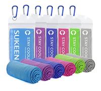 Sukeen Toalla de enfriamiento (40 x 12 Pulgadas), Toalla fría para Cuello y Cabeza, Toalla Suave y Transpirable para Yoga, Golf, Gimnasio, Camping, Correr, Entrenamiento y más Actividades