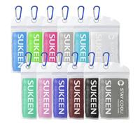 Sukeen Toalla de enfriamiento, juego de 12 toallas de refrigeración, toalla de gimnasio, toalla de hielo, toalla de refrigeración para cuello, toalla de mano de microfibra, toalla de refrigeración