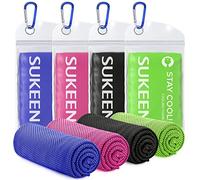 Sukeen Toalla de enfriamiento, Toalla de Hielo fría instantánea, Toalla Deportiva de Secado rápido de Gimnasio Toalla para Correr Senderismo de Golf, con Bolsa de Almacenamiento