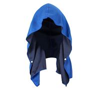 Sukeen Toalla refrescante con capucha, toalla refrescante para cuello y cara, vendas refrescantes para el cuello, deportes, entrenamiento, camping, ciclismo, toalla refrescante (azul oscuro)