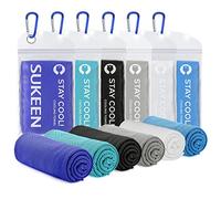 Sukeen Toalla refrescante de Microfibra Suave y Transpirable para Yoga, Golf, Gimnasio, Camping, Correr, Entrenamiento y Otras Actividades (101,6 x 30,5 cm)
