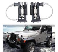 sukemichi TJ - Pestillos de capó para Jeep Wrangler, pestillo de Bloqueo para Jeep Wrangler 1997-2006, Elimina el Rebote del Cofre, 1 par