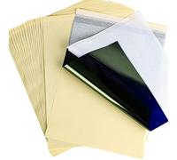 Sukh Papel de transferencia de carbono para tatuajes, 20 hojas, papel de transferencia para tatuajes, papel termocopiador para transferir tus diseños a la piel para tatuajes temporales, DIN A4