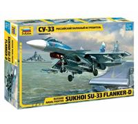Sukhoi Su-33 Flanker-D Russian Navy Fighter Plástico Kit 1:72 Modelo Zvezda
