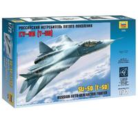Sukhoi T-50 Russian Fighter 1:72 Plástico Modelo Kit Zvezda