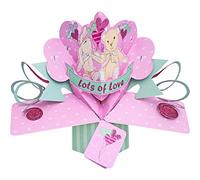 Suki Gifts International Pop Up Tarjeta Lots of Love, Multicolor