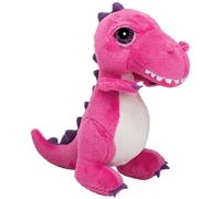 Suki Gifts International T-Rex Dinoz Dinosaurio suave de peluche (tamaño pequeño), color rosa