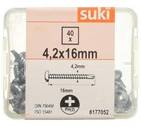 suki.international 6177052 - Tornillo autoroscante para placas de metal