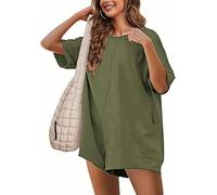 Sukiglam Mono Mujer Verano Manga Corta Monos con Espalda cuello en v Jumpsuit Sexy Peto Suelto Monos Corto de Pierna Ancha de Una Pieza Overoles Casual Vestidos Playa con Bolsillos
