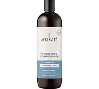 Sukin Acondicionador hidratante de 500 ml, fortalece y repara el cabello seco y dañado, añade brillo y domina el encrespamiento, con aceite de coco y manteca de karité; libre de crueldad animal y apto