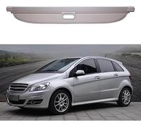 SUKORI Coche Maletero Cubierta de Retráctil Carga para Mercedes-Benz B Class W245 B180 B200 2008 2009 2010 2011,Equipaje Privacidad Carga Partición Interiores Accesorios,D-B200-Beige