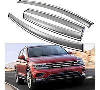 SUKORI Deflector de Viento para VW Tiguan VW Tiguan R-Line 2018 2019 2020 2021 2022 2023,Visera De Ventana Lateral De Coche Protector De Lluvia Y Sol Cubierta Protectora