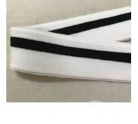 SUKORI Tela de Costilla de algodón Spandex de 3,5 cm x 80 cm para Tela de Cuello de Punto con puños para Coser Camiseta o Sudadera con Capucha Deportiva