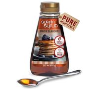 SUKRIN Jarabe de arce, Low Calorie, Eritritol y Stevia Natural Edulcorante, sin gluten, Vegano, Keto, low carb, Ideal para Postres, Gofres y Panqueques, Café, Té. 450g