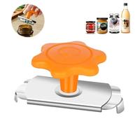 Sukudon Abridor de cristal para microondas, abridor de mano de acero inoxidable con tapa y colador para el hogar y la cocina (verde)