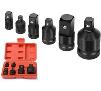 Sukudon Juego de adaptadores | 6 piezas | 1/4" a 3/8", 3/8" a 1/2"