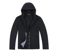 SUKUTU Chaqueta impermeable para hombre para actividades al aire libre abrigo polar chaqueta cálida transpirable y cortavientos para viajar y hacer senderismo