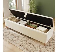 SUKY Sofá cama con espacio de almacenamiento, 165 x 38 cm, sofá tapizado con espacio de almacenamiento hidráulico, adecuado para dormitorio, sala de estar, pasillo