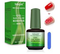 Sularpek 1 Pcs Removedor Esmalte Permanente, Quita Esmalte Semipermanentes Para Uñas, Gel Nail Polish Remover, Magic Remover Set, limina Fácil y Rápidamente el Esmalte en 3-5 Minutos