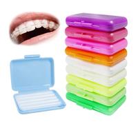 Sularpek 10 Caja De Frenos Cera, Cera Ortodoncia Brackets, Cera Brackets, Cera Dental para Ortodoncia, Cera Dental, Cera Brackets Ortodoncia Cera de Alivio para Aliviar la IrritacióN y el Dolor